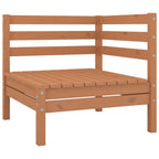 8-tlg. Garten-Lounge-Set Honigbraun Massivholz Kiefer