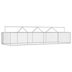 Outdoor-Hundezwinger mit Dach 600x200x150 cm