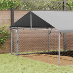 Outdoor-Hundezwinger mit Dach 600x300x150 cm