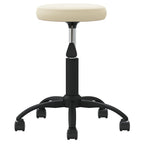 Massagehocker Samt Creme