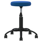 Massagehocker Samt Blau