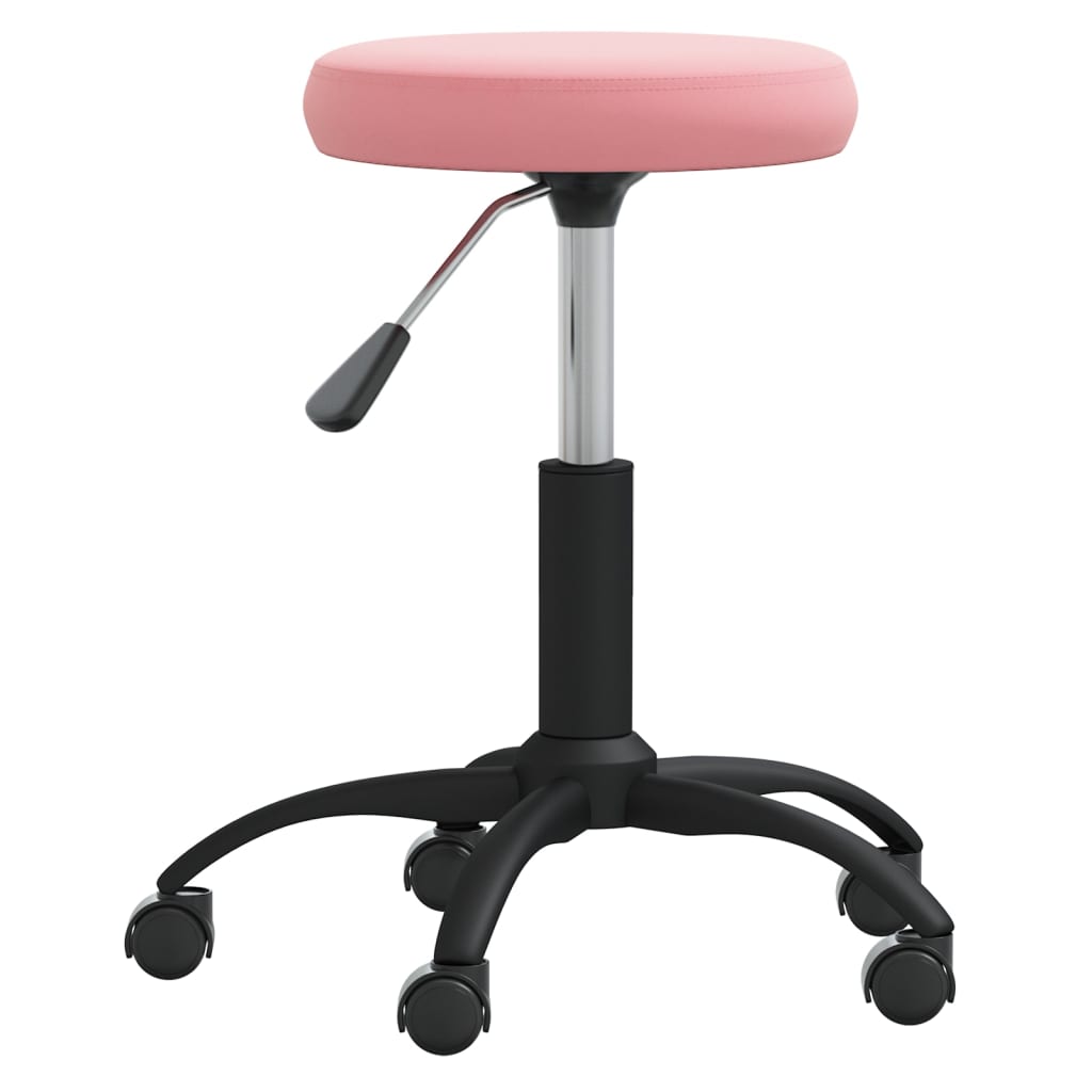 Massagehocker Samt Rosa