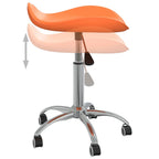 Bürostuhl Orange Kunstleder