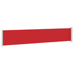 Seitenmarkise Ausziehbar 117x600 cm Rot
