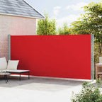 Seitenmarkise Ausziehbar 200x600 cm Rot