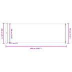 Seitenmarkise Ausziehbar 200x600 cm Rot