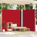Seitenmarkise Ausziehbar Rot 200x600 cm