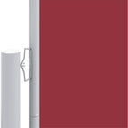 Seitenmarkise Ausziehbar Rot 160x1200 cm