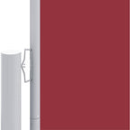 Seitenmarkise Ausziehbar Rot 180x1200 cm