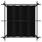 Pavillon mit Ausziehbarem Dach 3x3 m Anthrazit