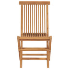 Klappbare Gartenstühle 8 Stk. Massivholz Teak