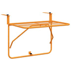 Balkontisch Gelb 60x40 cm Stahl