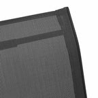 Stapelbare Gartenstühle 2 Stk. Schwarz Textilene