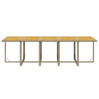 11-tlg. Garten-Essgruppe mit Kissen Poly Rattan Beige