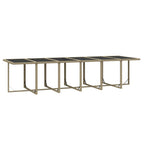 13-tlg. Garten-Essgruppe mit Kissen Poly Rattan Beige