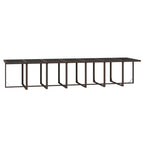 15-tlg. Garten-Essgruppe mit Kissen Poly Rattan Braun