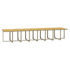 21-tlg. Garten-Essgruppe mit Kissen Poly Rattan Beige