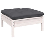 9-tlg. Garten-Lounge-Set mit Kissen Kiefer Massivholz