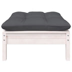 9-tlg. Garten-Lounge-Set mit Kissen Kiefer Massivholz