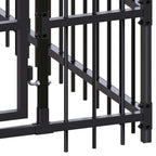 Outdoor-Hundezwinger Stahl 5,53 m²