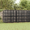Outdoor-Hundezwinger Stahl 14,75 m²