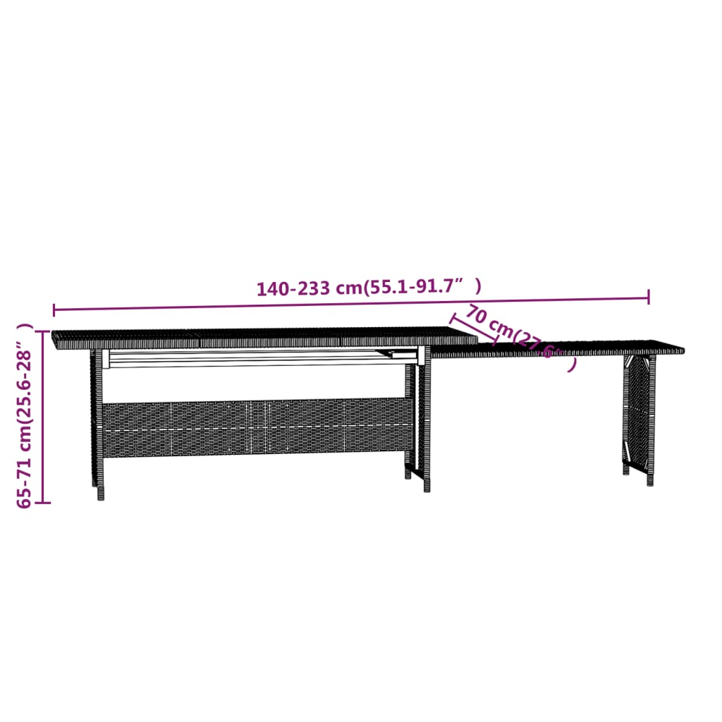 3-tlg. Garten-Lounge-Set mit Kissen Poly Rattan Grau