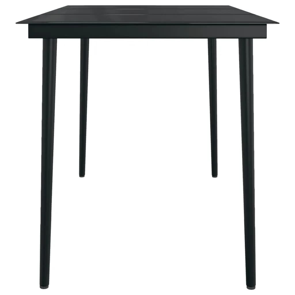 5-tlg. Garten-Essgruppe Schwarz