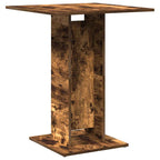 Bistrotisch Räuchereiche 60x60x75 cm Holzwerkstoff