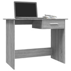Schreibtisch Grau Sonoma 100x50x76 cm Holzwerkstoff