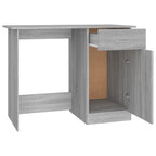 Schreibtisch Grau Sonoma 100x50x76 cm Holzwerkstoff
