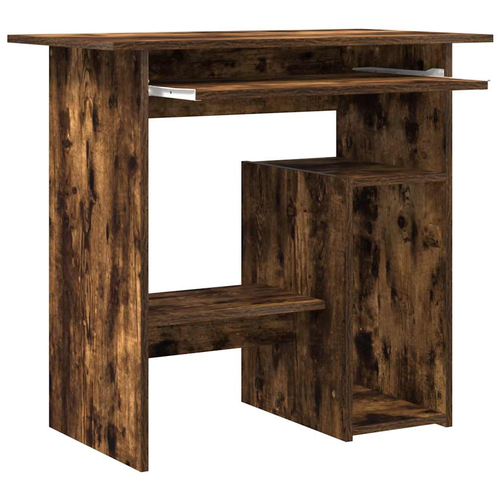 Schreibtisch Räuchereiche 80x45x74 cm Holzwerkstoff