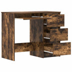 Schreibtisch Räuchereiche 90x45x76 cm Holzwerkstoff
