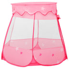 Kinder-Spielzelt mit 250 Bällen Rosa 102x102x82 cm