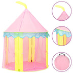Kinder-Spielzelt mit 250 Bällen Rosa 100x100x127 cm