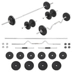 Langhantel- und Kurzhantel-Set 30 kg