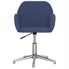 Bürostuhl Drehbar Blau Stoff