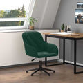 Bürostuhl Drehbar Dunkelgrün Samt