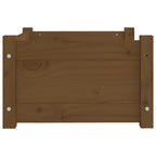 Hundebett Honigbraun 55,5x45,5x28 cm Massivholz Kiefer