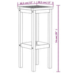 Barhocker 4 Stk. Massivholz Akazie