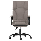 Bürostuhl mit Massagefunktion Taupe Stoff