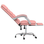 Bürostuhl mit Massagefunktion Rosa Kunstleder