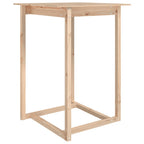 Bartisch 80x80x110 cm Massivholz Kiefer