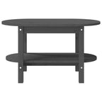 Couchtisch Grau 80x45x45 cm Massivholz Kiefer