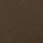 Boxspringbett mit Matratze Dunkelbraun 100x200 cm Stoff
