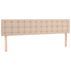 Boxspringbett Matratze Cappuccino-Braun 200x200cm Kunstleder