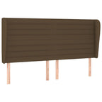 Boxspringbett mit Matratze Dunkelbraun 200x200 cm Stoff