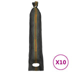 Sandsäcke 10 Stk. Dunkelgrün 103 x 25 cm HDPE