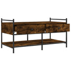 Couchtisch Räuchereiche 99x50x50 cm Holzwerkstoff