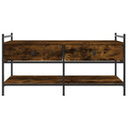 Couchtisch Räuchereiche 99x50x50 cm Holzwerkstoff