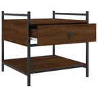 Couchtisch Braun Eichen-Optik 50x50x50 cm Holzwerkstoff